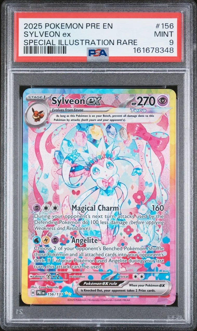 Sylveon ex 156/131 — PSA 9 Mint